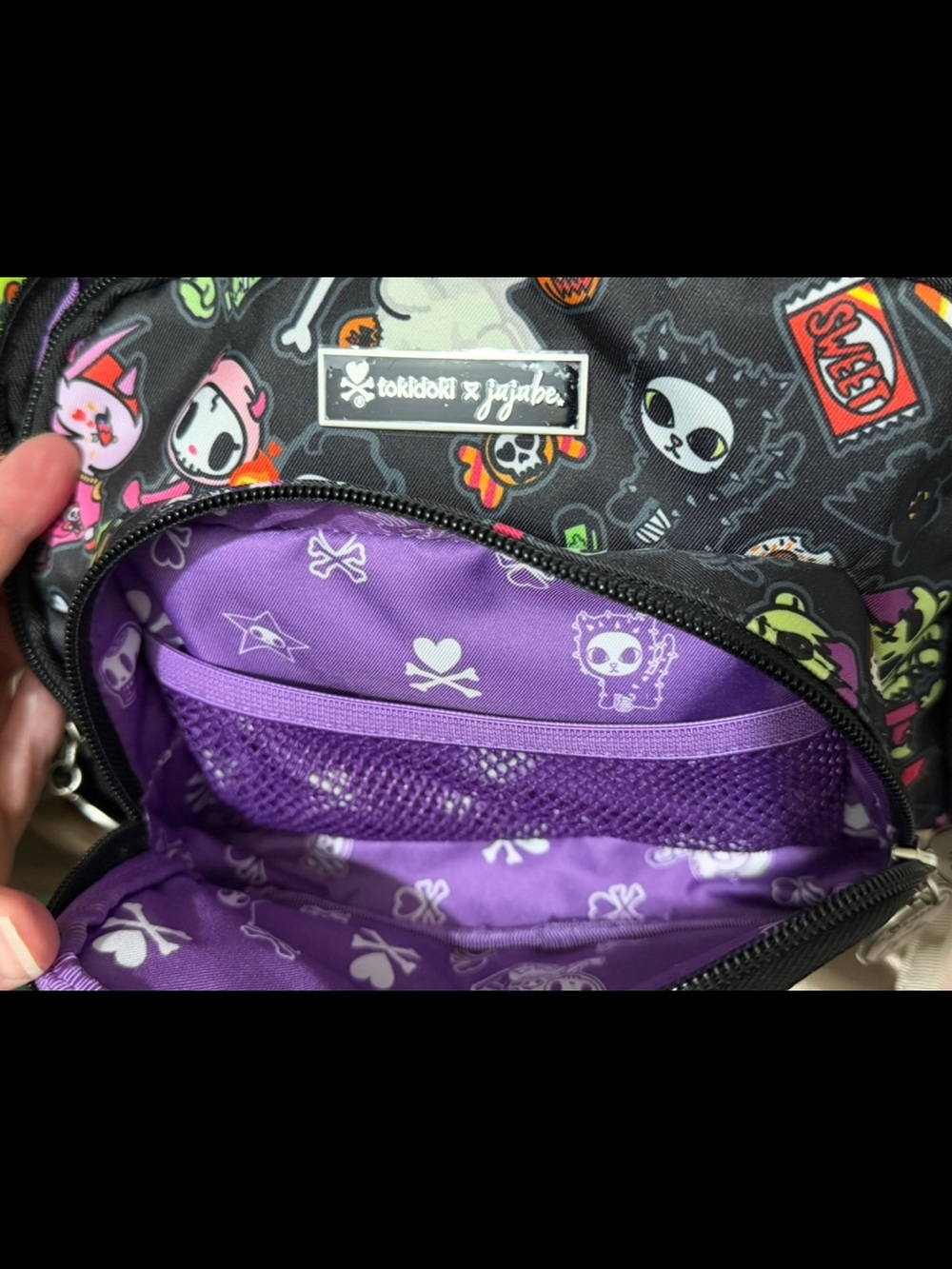 Tokidoki X Jujube Spooktacular Kawaii Collab The Bestie Bag NWOT - Picture 5 of 6
